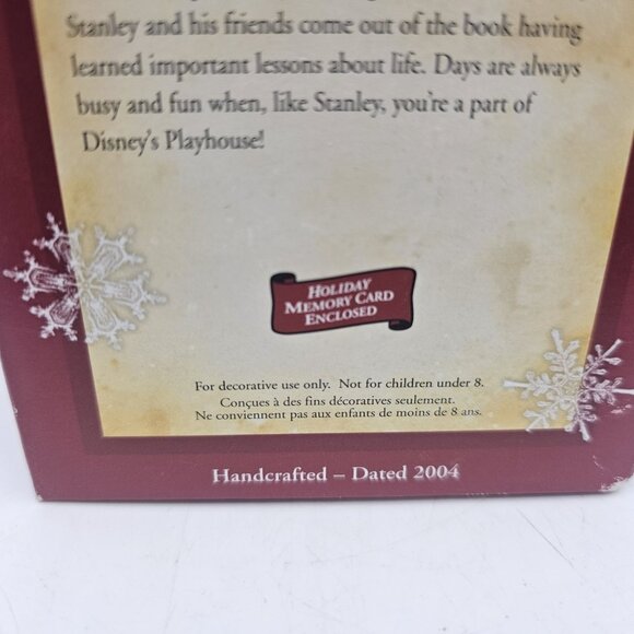 Vintage Hallmark Disney Playhouse Stanley and Dennis Christmas Ornament 2004 - Picture 7 of 8